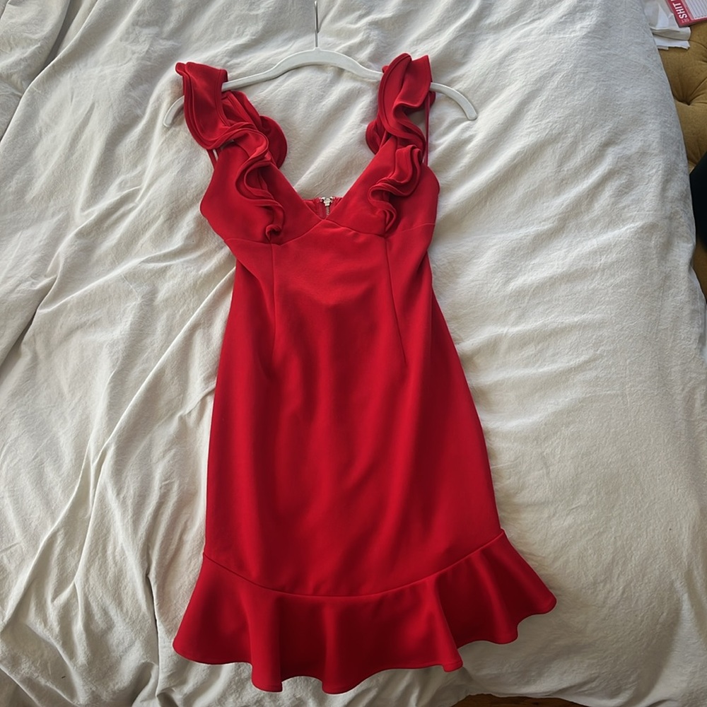 Selfie Leslie Red Dress xs